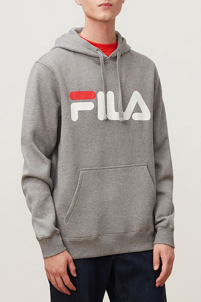 Fila Miesten Huppari Flori Harmaat - XDQF-28946